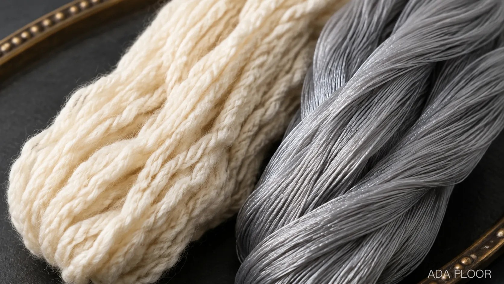Fibre / Raw Edge handmade rug study